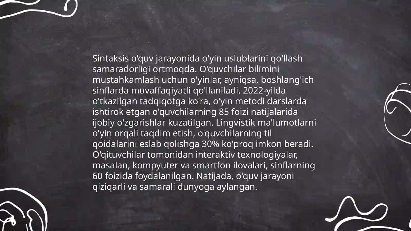 Sintaktik birliklarni o‘rganishda qo‘shimcha munaqqash metodlar 4
