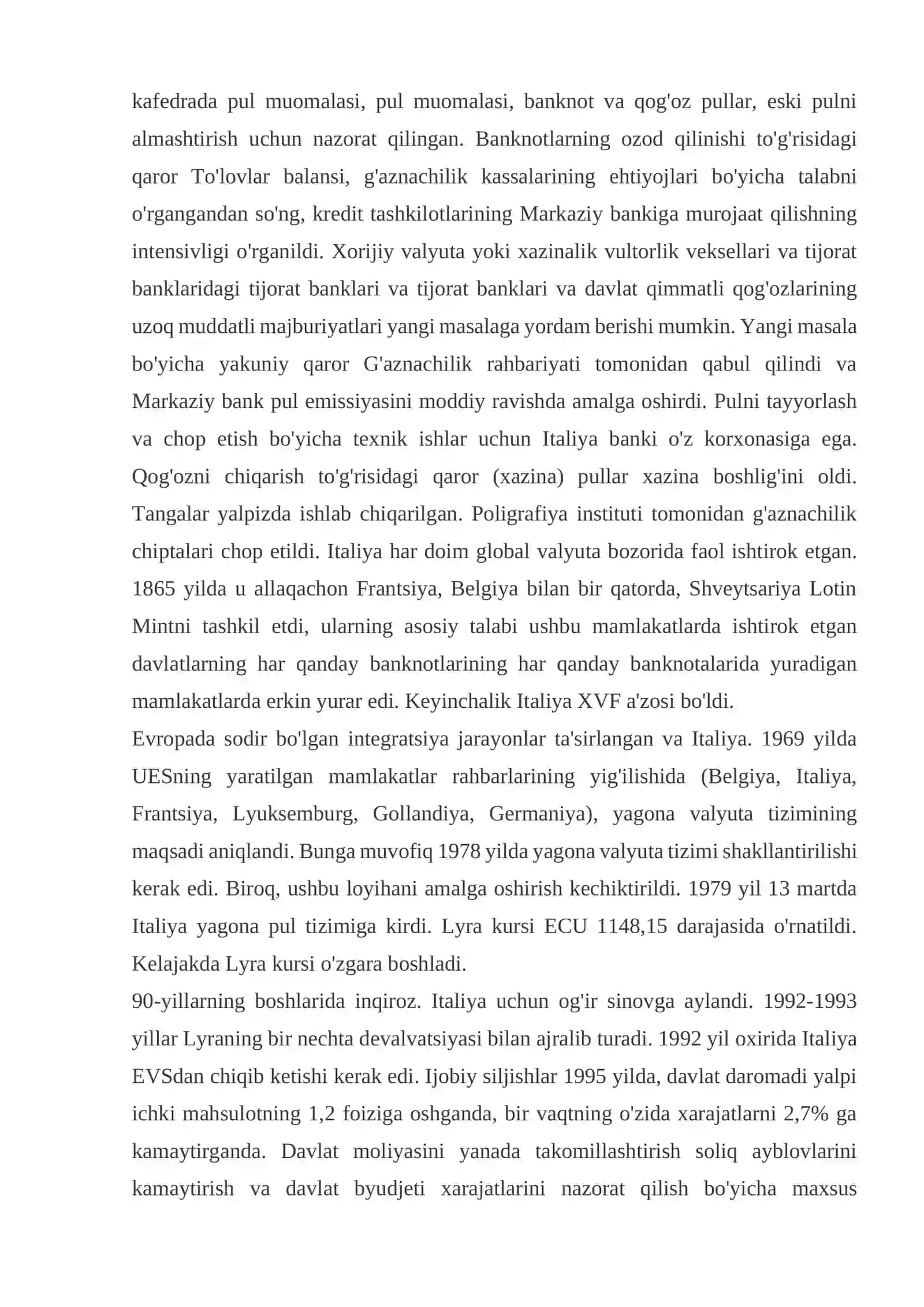 Italiya pul tizimi 4