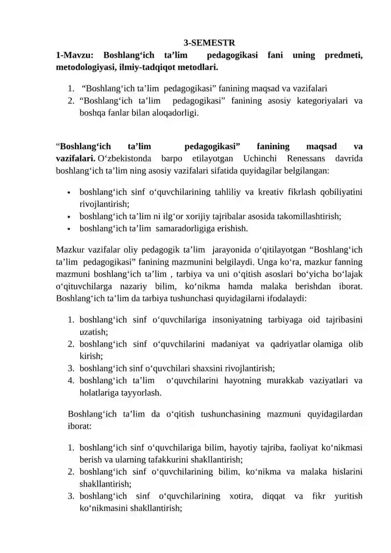 Boshlang‘ich ta’lim pedagogikasi 4