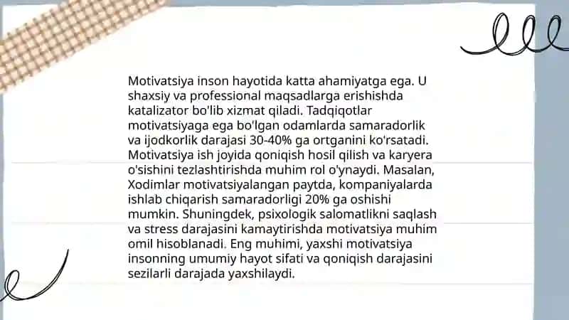 Motivatsiya 4