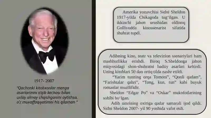 JAHON ADABIYOTI FANI YAKUNIY NAZORATI UCHUN ASARLAR QIYOSIY TAHLILI 4