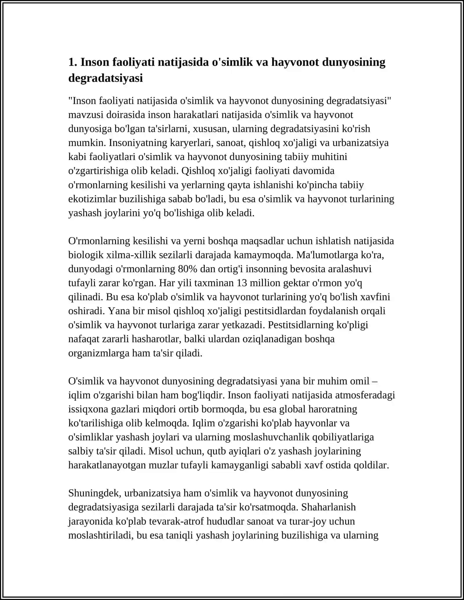 INSON FAOLIYATINING TABIATGA TA'SIRI VA TABIATNING JAVOBI 4