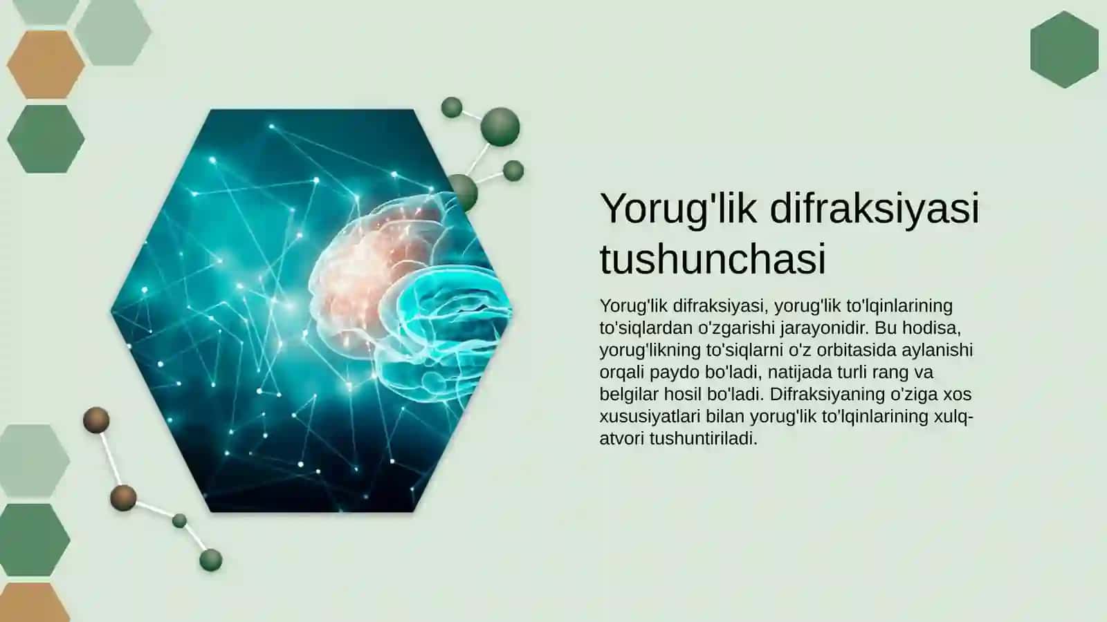 Yorug'lik difraksiyasi va qutublanishi 4