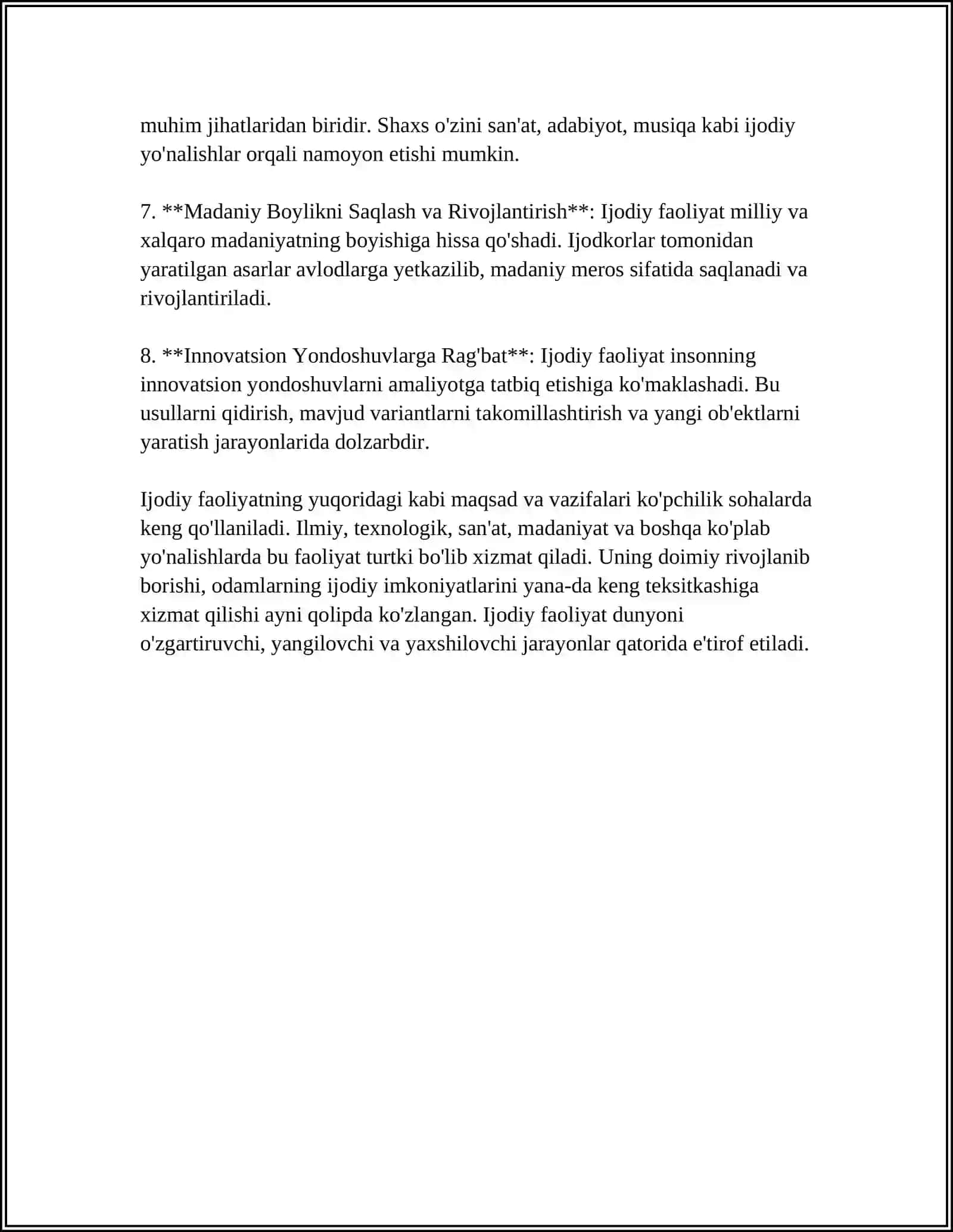 MAKTABGACHA TAʼLIMDA BOLALARNING IJODIY FAOLIYATINI TASHKIL QILISH FAOLIYATI 4