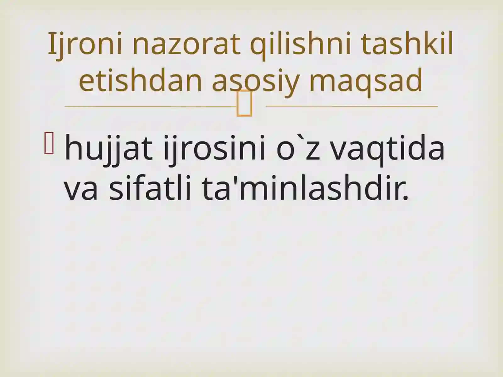 Hujjatlar Ijrosini Qayd Kartochkalari Yordamida Nazorat Qilish 4