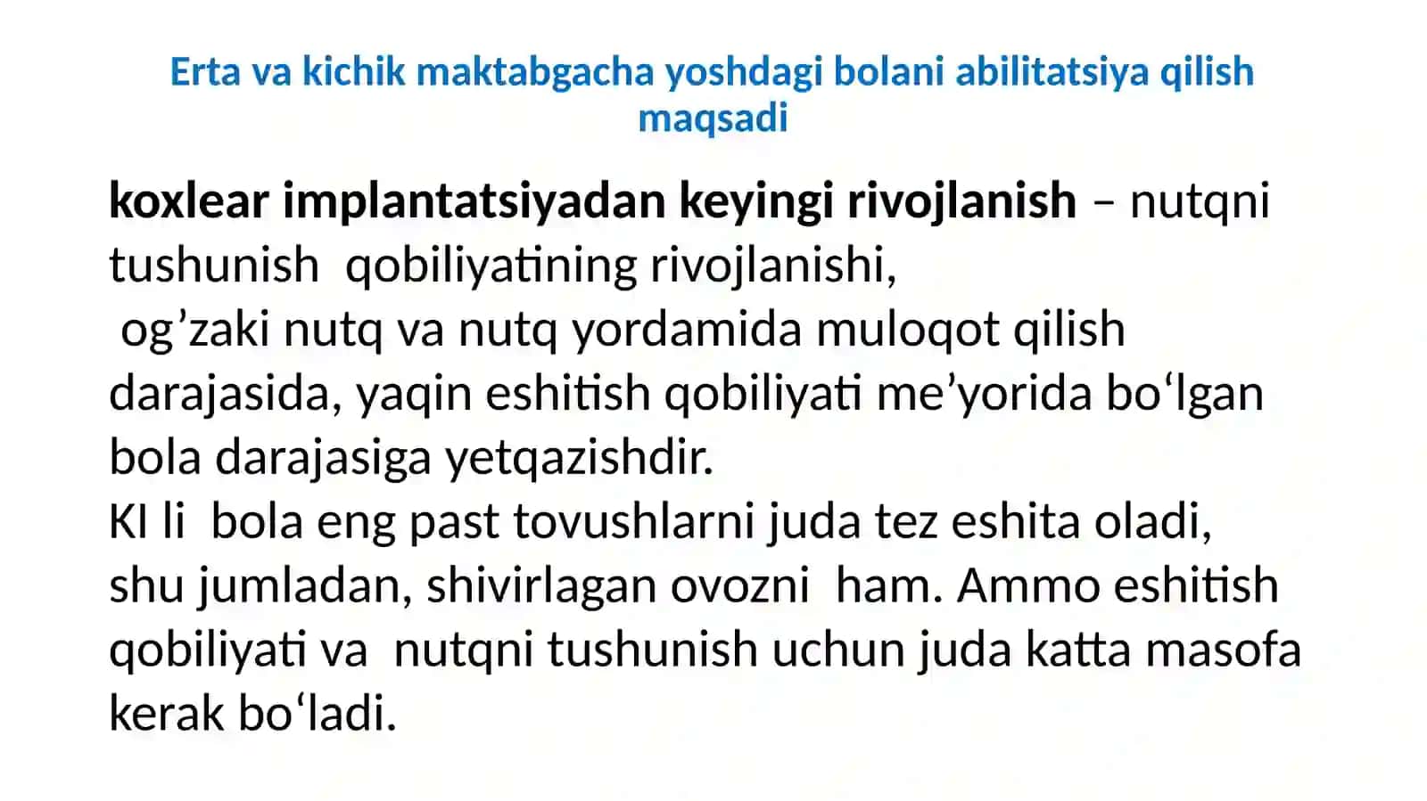 Bolalar bilan logopedik mashg'ulotlarni tashkil etish 4