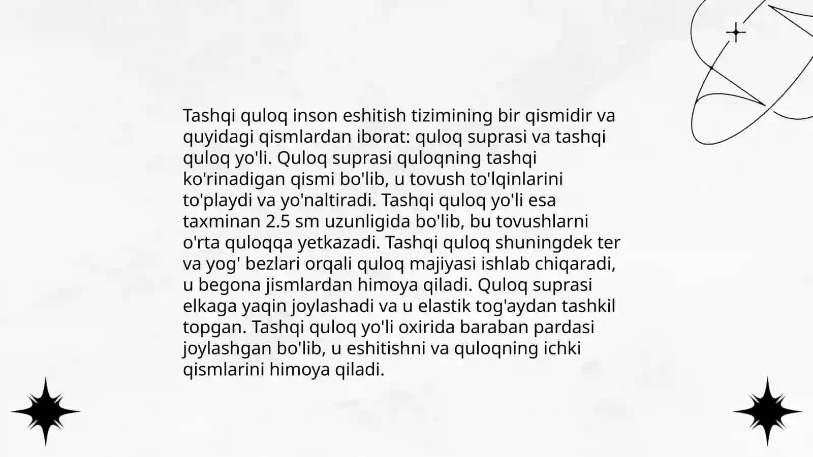 Eshituv va muvozanat a'zolari 4