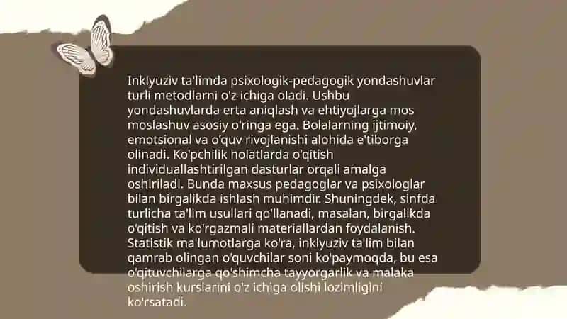 Inklyuziv sharoitlarida ta'lim oluvchi imkoniyati sog'lom bolalar uchun psixologik-pedagogik ishlarni tashkil qilish 4