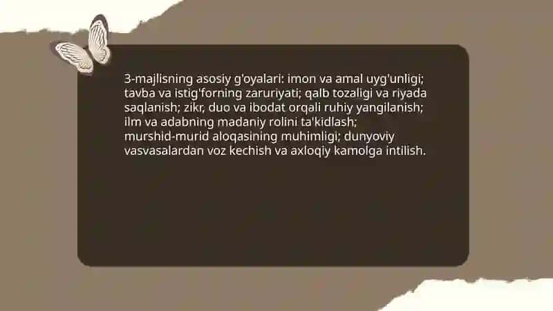 "Majolis un nafois" dagi 2-3-majlislar 4