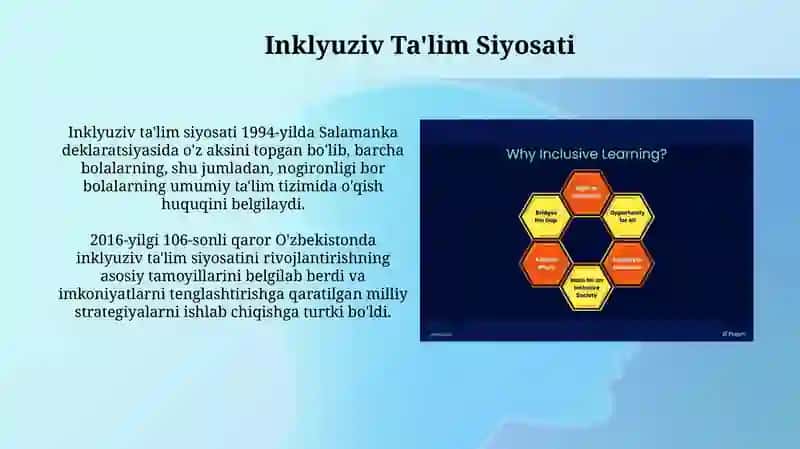 Ta'lim musasasi menejmenti Inklyuziv ta'lim texnologiyasi 4