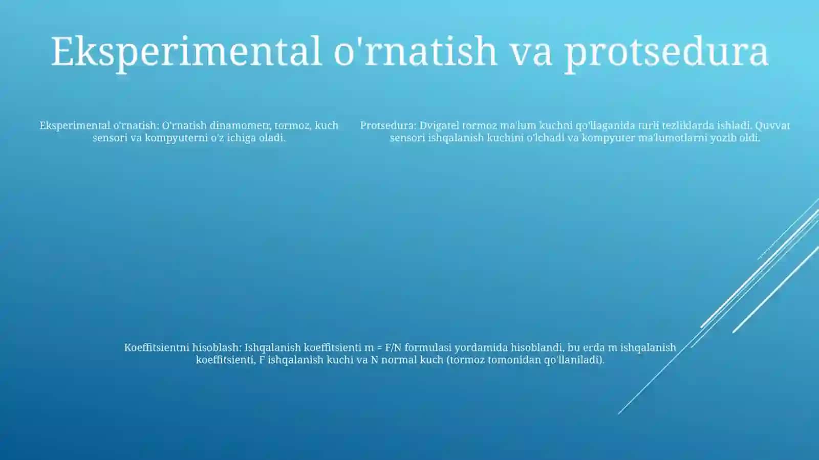 Dumalab Ishqalanishdagi Ishqalanish Koifsentini Aniqlash 4