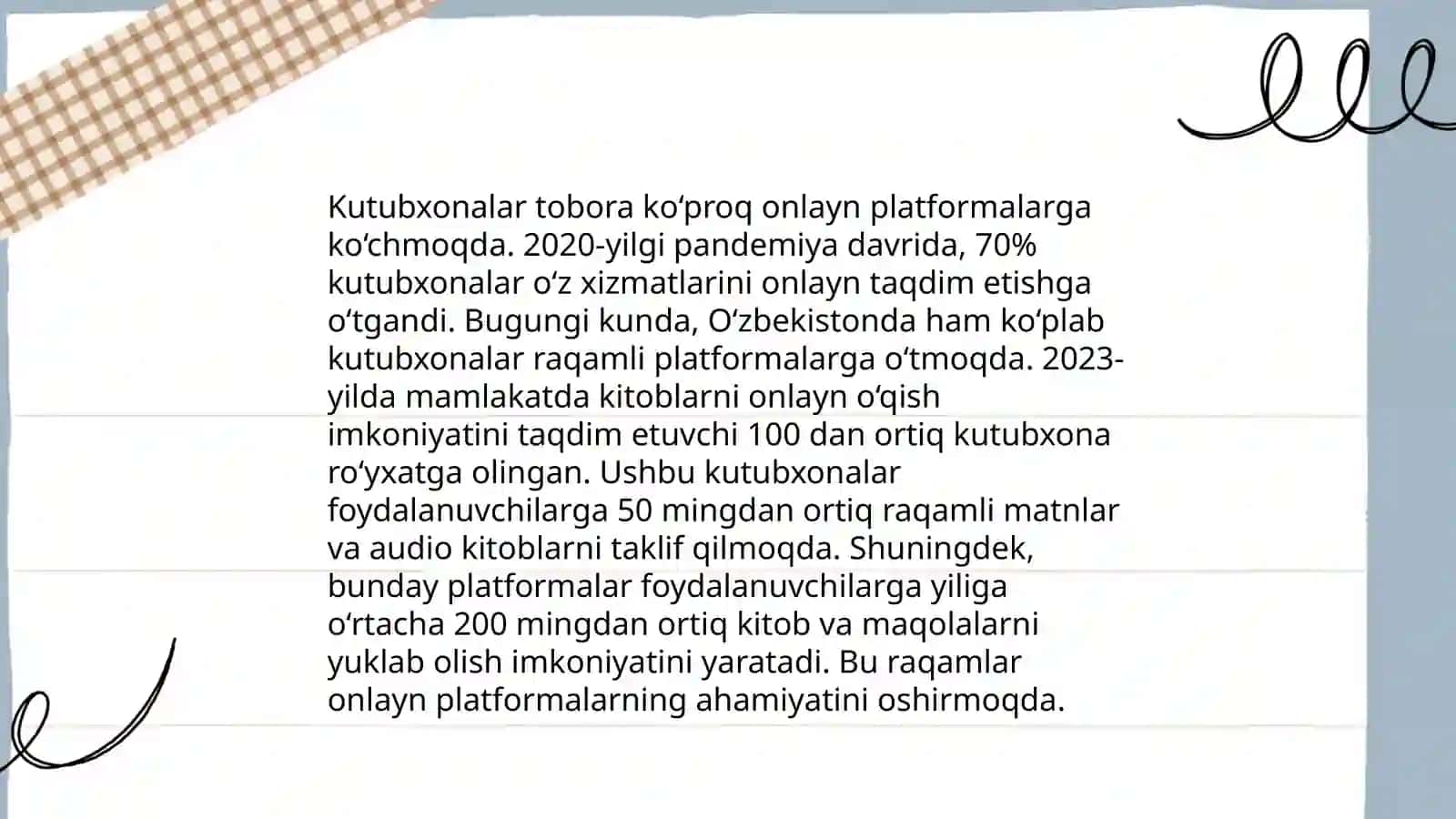 Kutubxonalar innovatsiyalarining xususiyatlari 4