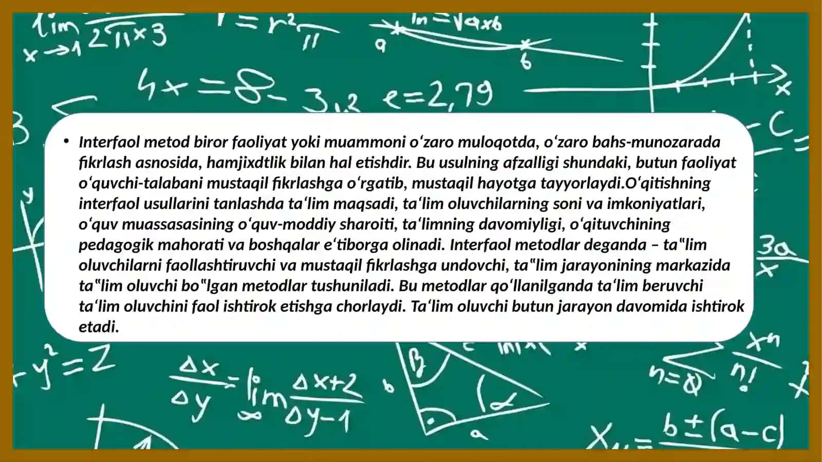 Boshlang'ich sinf o'quvchilarining diqqatining ayrim xususiyatlari matematik darslarida bolalarning diqqatini tashkiletish 4