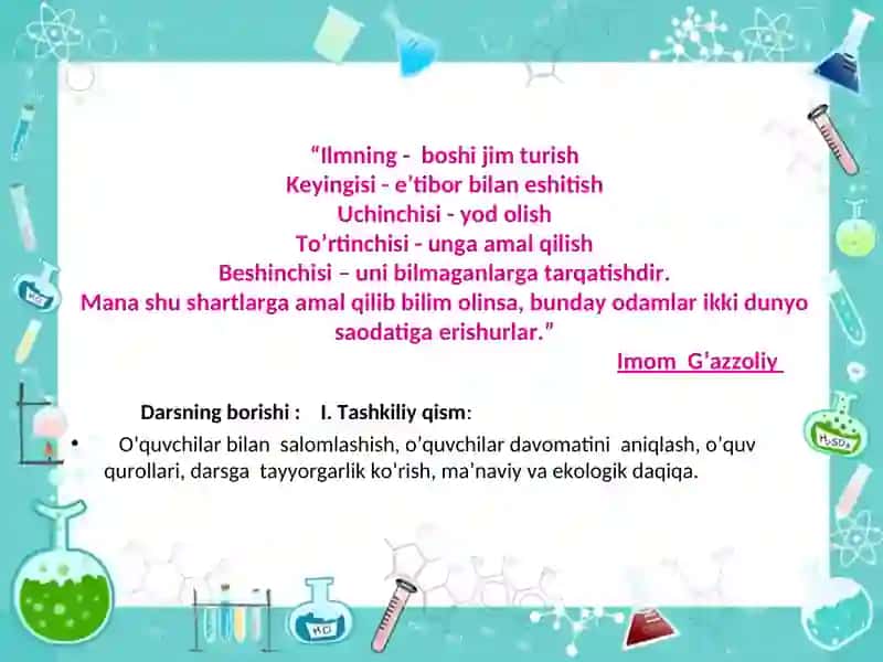 Asoslarning olinishiva xossalari 4