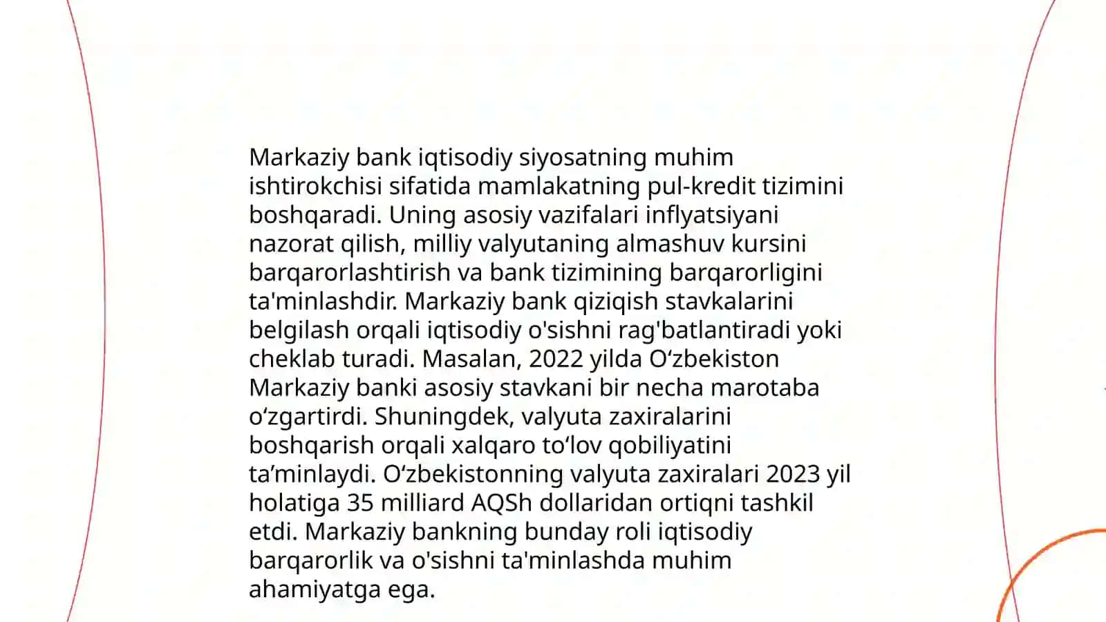 Markaziy bankning iqtisodiy va siyosiy mustaqilligi 4