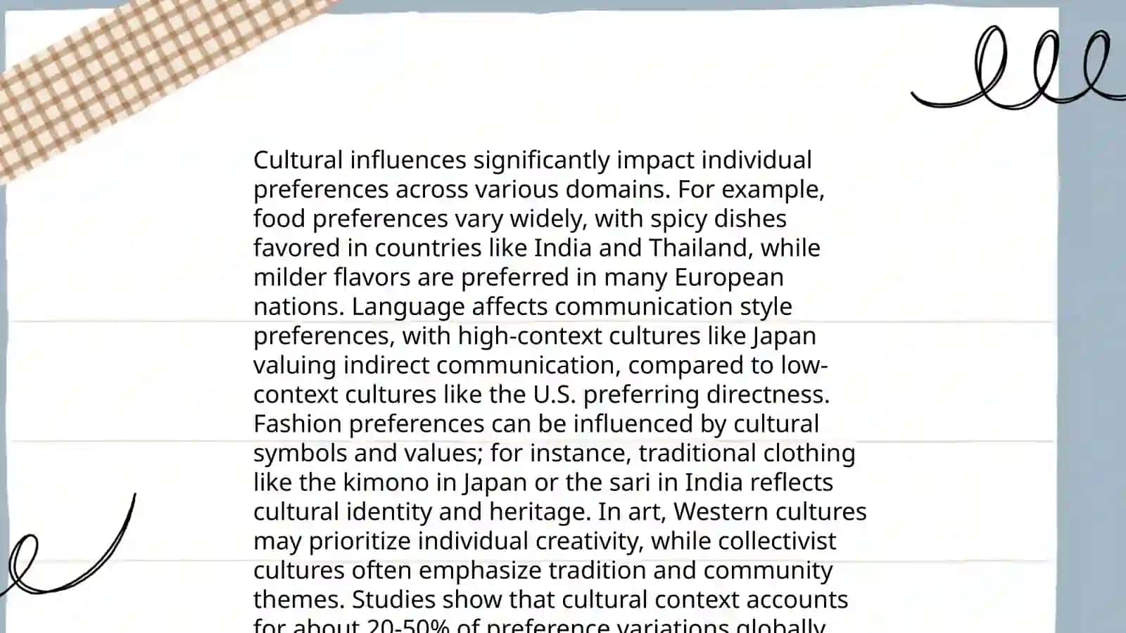 Likes, dislikes, attitudes and preferences 4