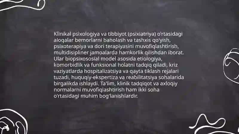 Psixologiya fanining tarmoqlari va uning boshqa fanlar bilan aloqasi 4