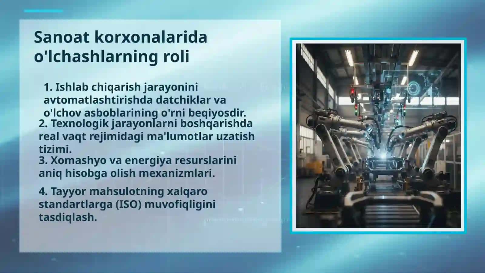 TURLI SOHALARDAGI KORXONA VA TASHKILOTLARNING METROLOGIK TA’MINOTI 4