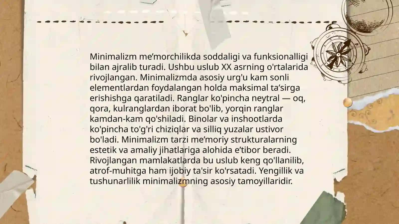 Zamonaviy Me'morchilik va Sa'nat tarixi 4