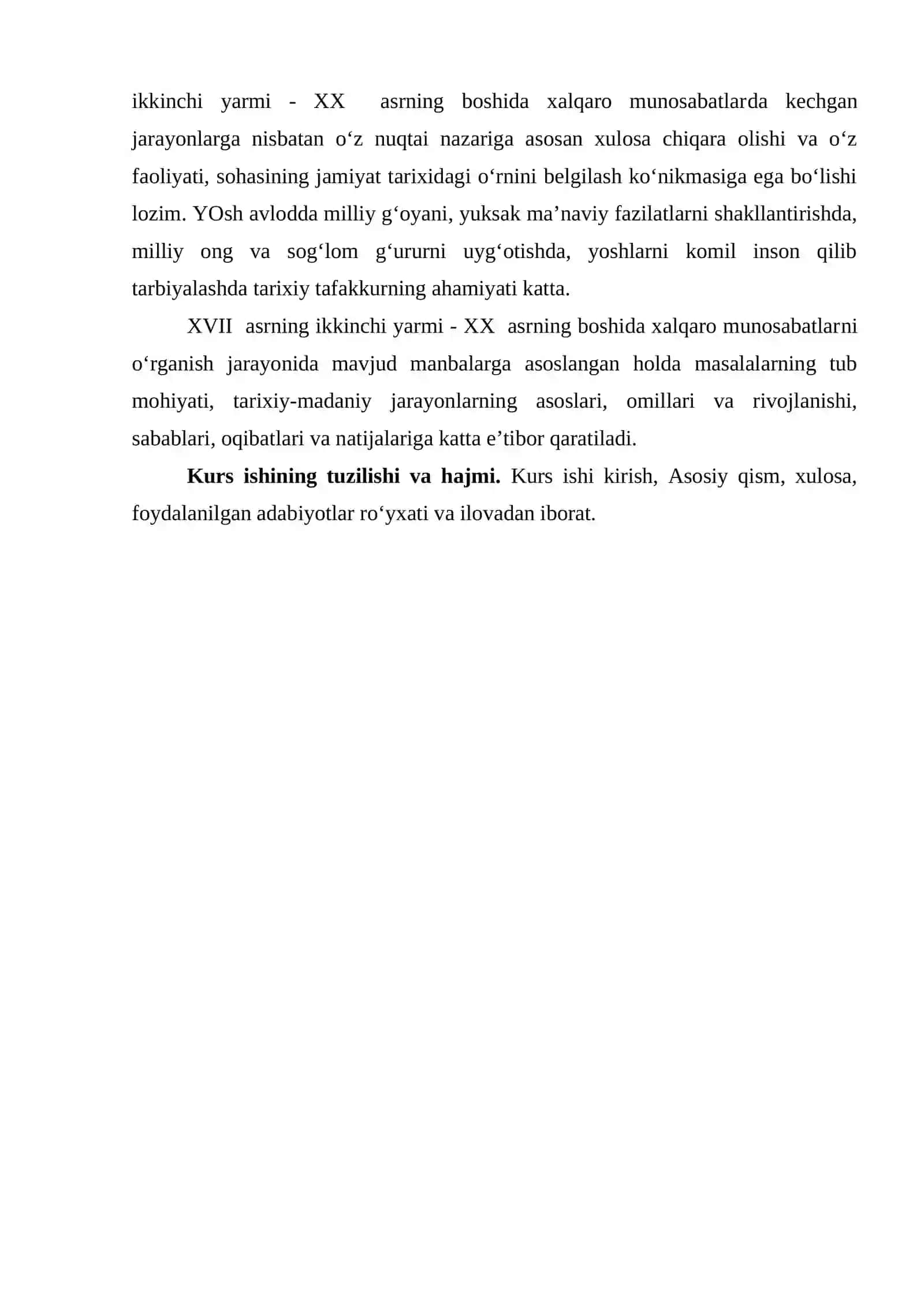 XVII ASRNING IKKINCHI YARMI - XX ASRNING BOSHIDA XALQARO MUNOSABATLAR 4