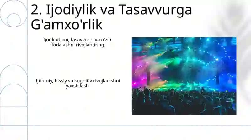 Maktabgacha ta'lim tashkilotlarida musiqiy tarbiyaning maqsad va vazifalari 4