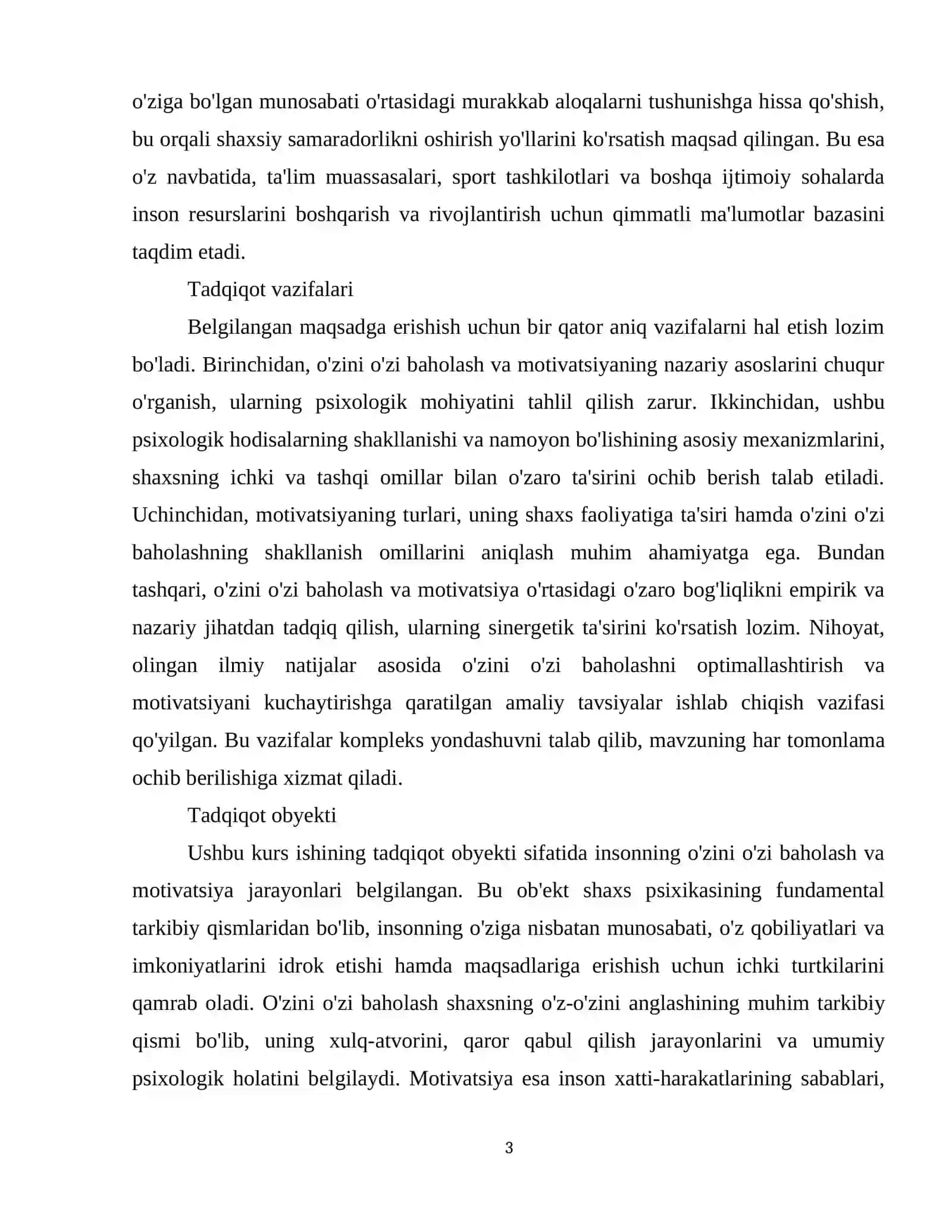 Oʻzini oʻzi baholash va motivatsiya 4