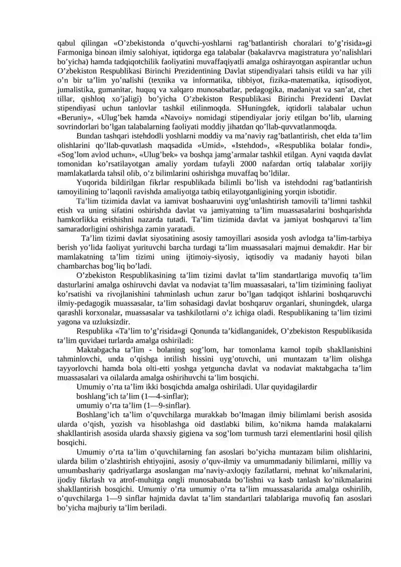 TA’LIM TIZIMINI BOSHQARISHNING MOHIYATI. MAKTAB - BOSHQARISH OB’ЕKTI SIFATIDA. PЕDAGOG KADRLAR ATTЕSTATSIYASI 4