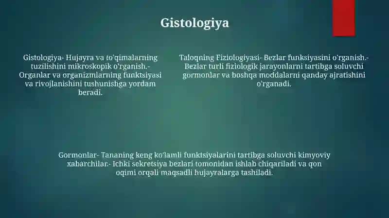 Taloqning Fiziologiyasi 4