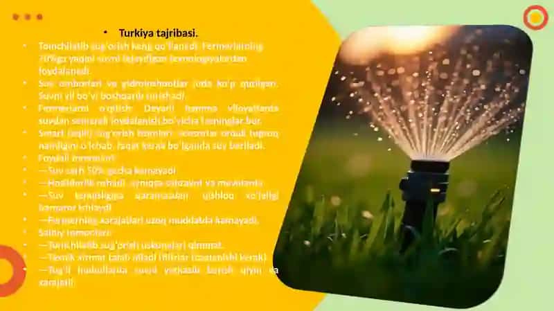 Qishloq xoʻjaligi suv resurslaridan oqilona foydalanish va xorijiy tajribalari 4