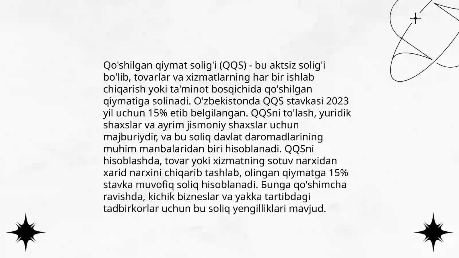 Yuridik shaxslardan undiriladigan soliqlar va yigʻimlar tarkibi 4