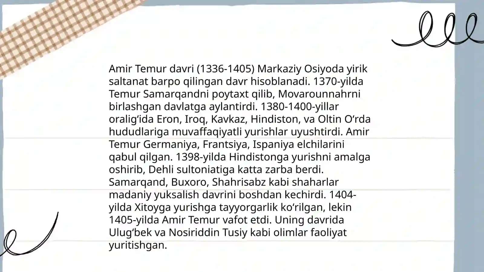 Amir Temur buyuk davlat arbobi 4