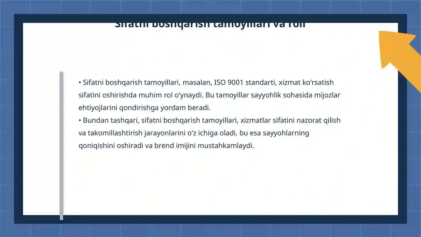 Barqaror turizm va sifatni boshqarish tamoyillari 4
