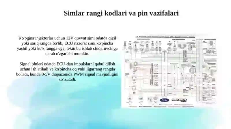 Injektorlar ulanish sxemasi 4