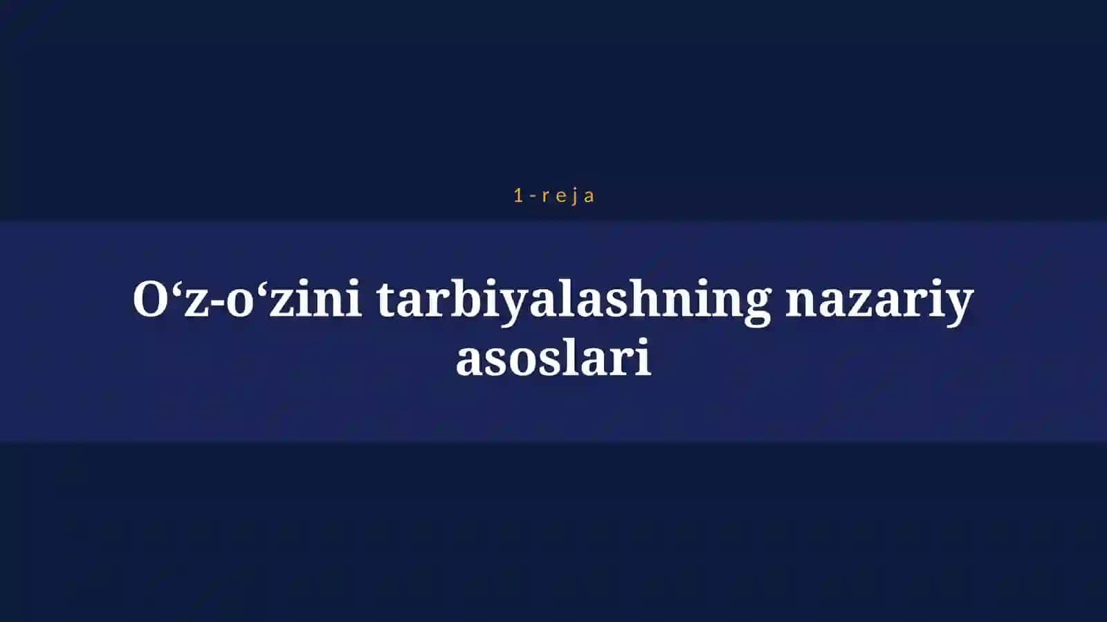 PEDAGOGNING KASBIY SHAKLLANISHIDA O’Z-O’ZINI TARBIYALASH AHAMIYATI 4