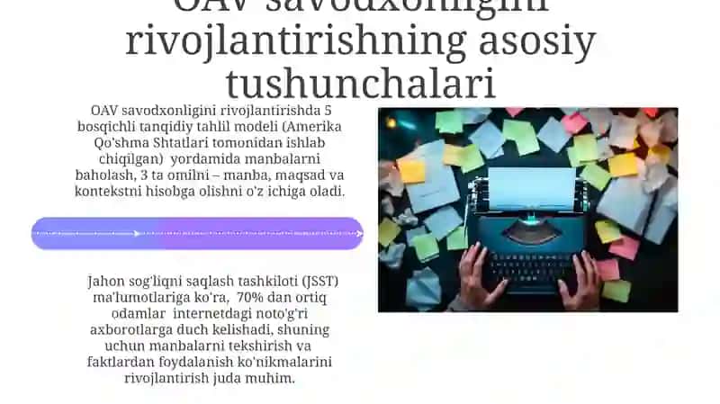 OAV Savodxonligini Rivojlantirish Yo'llari 4