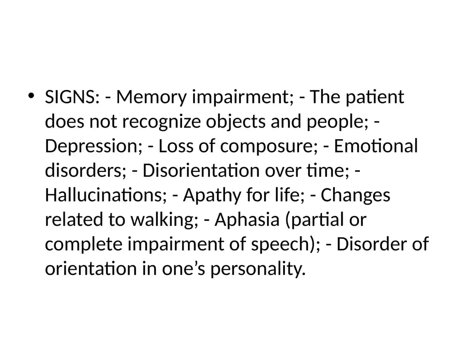 Alzheimer’s Disease Presentation 4