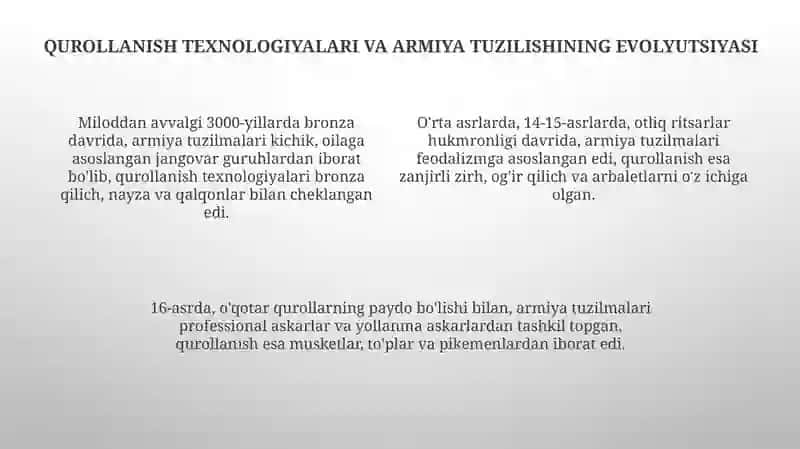 Qadimgi dunyoda va oʻrta asrlarda urush olib borish odatlarining shakilanishi 4