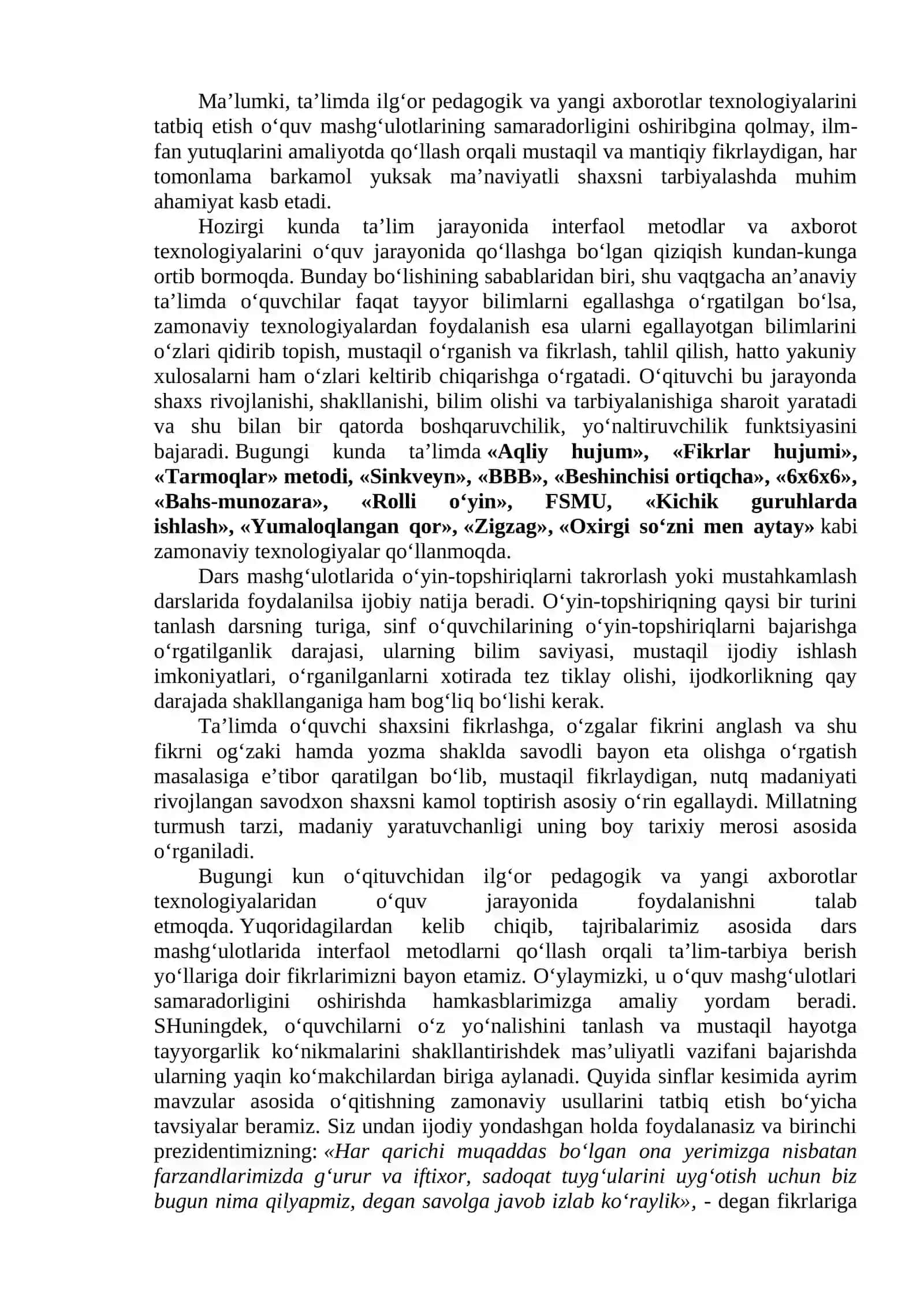 BOSHLANG‘ICH SINF MATEMATIKA DARSLARIDA QO‘LLANILADIGAN O‘QUV VOSITALARI VA ULARNING VAZIFALARI 4