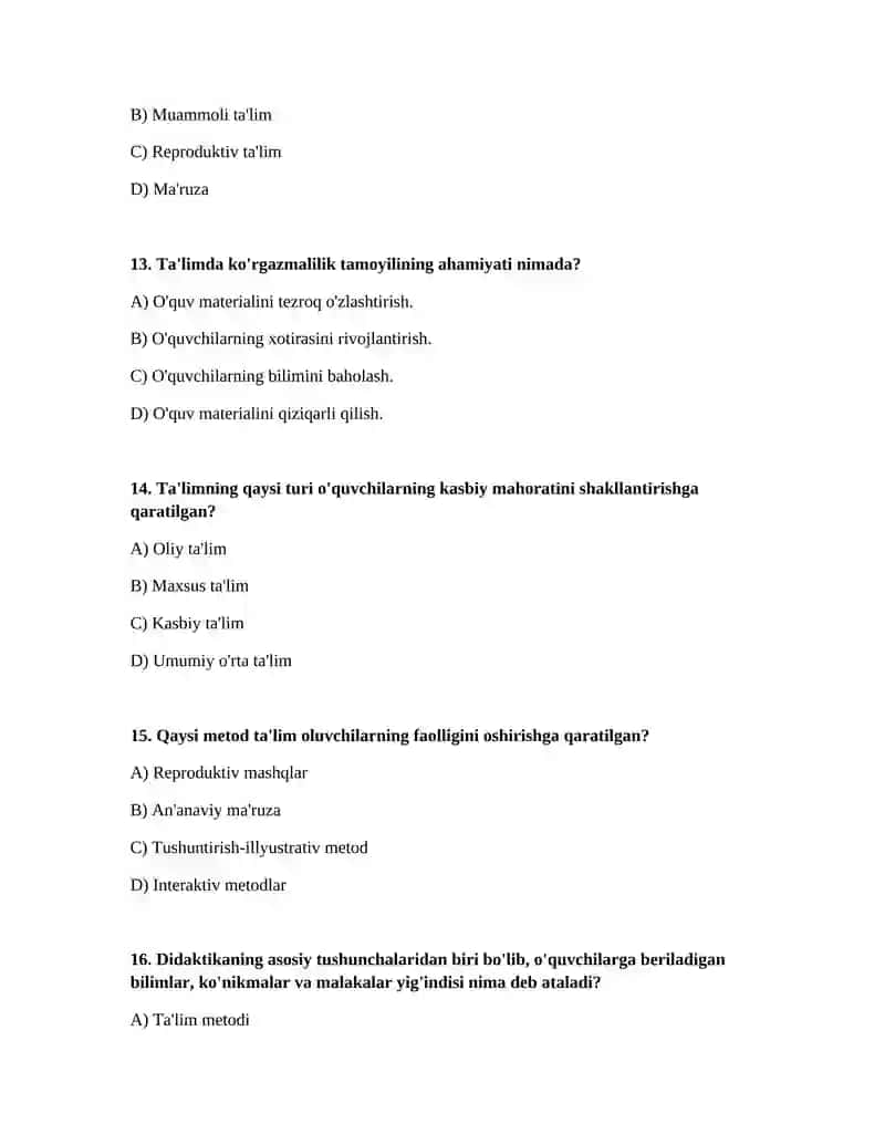 Didaktika -pedagagik ta'lim nazariyasi sifatida 4