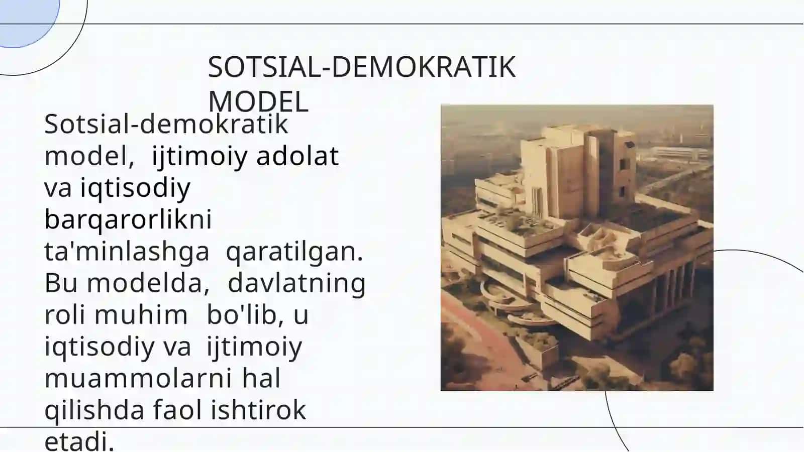 Ijtimoiytaʼminotningsotsial-demokratikmodeli 4