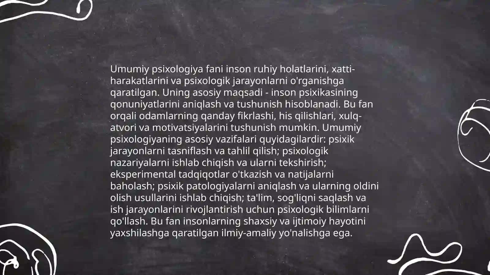 Umumiy psixologiya fanining predmeti maqsad va vazifalari 4