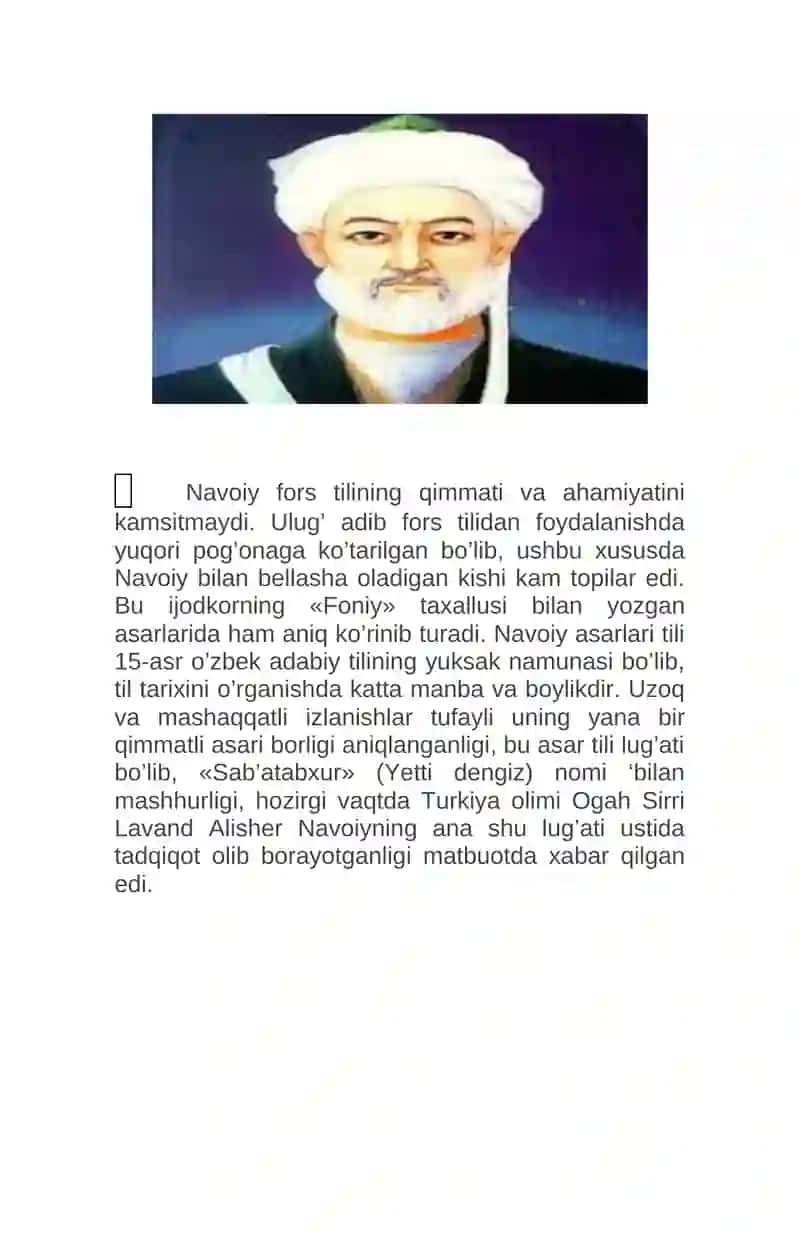Alisher Navoiy o’zbek adabiy tilining asoschilari 4