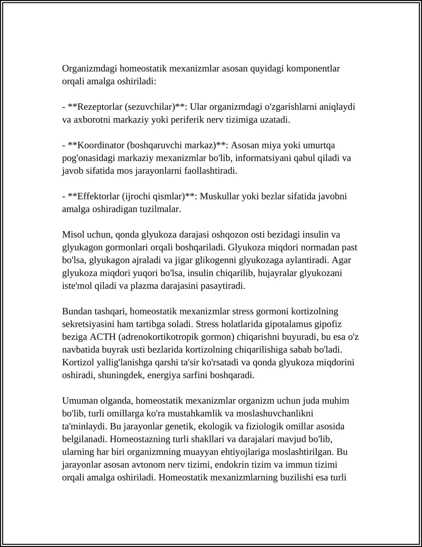 ORGANIZMNING MUHOFAZA KONPENSATOR MOSLASHISH REAKSIYASI 4