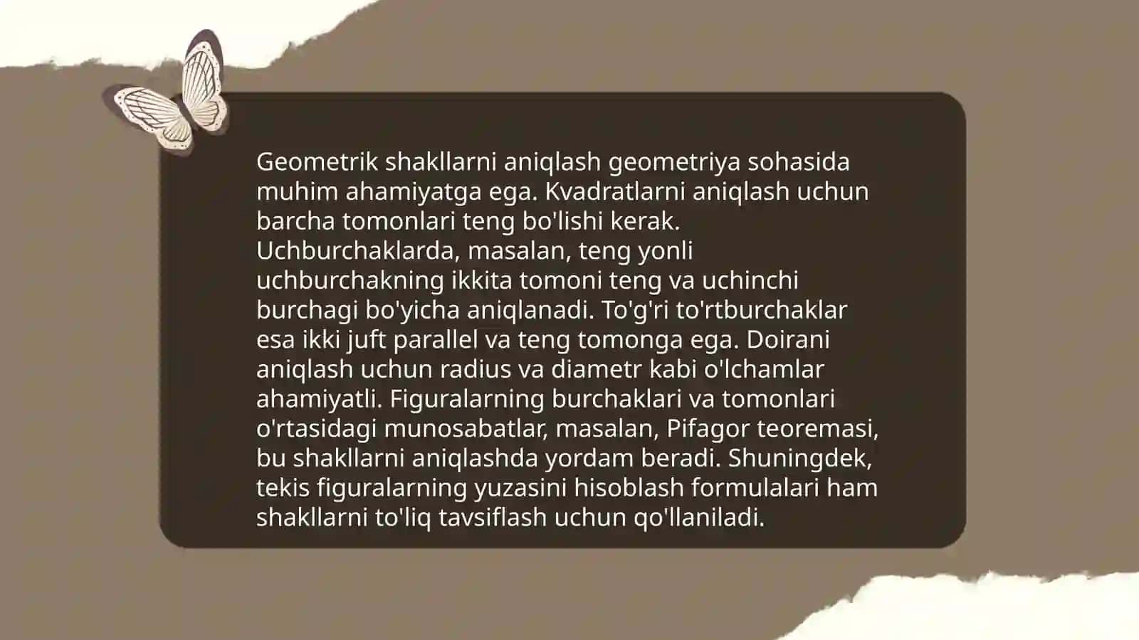 Geometrik geometrik materiallarni o'rgatish metodikasi 4