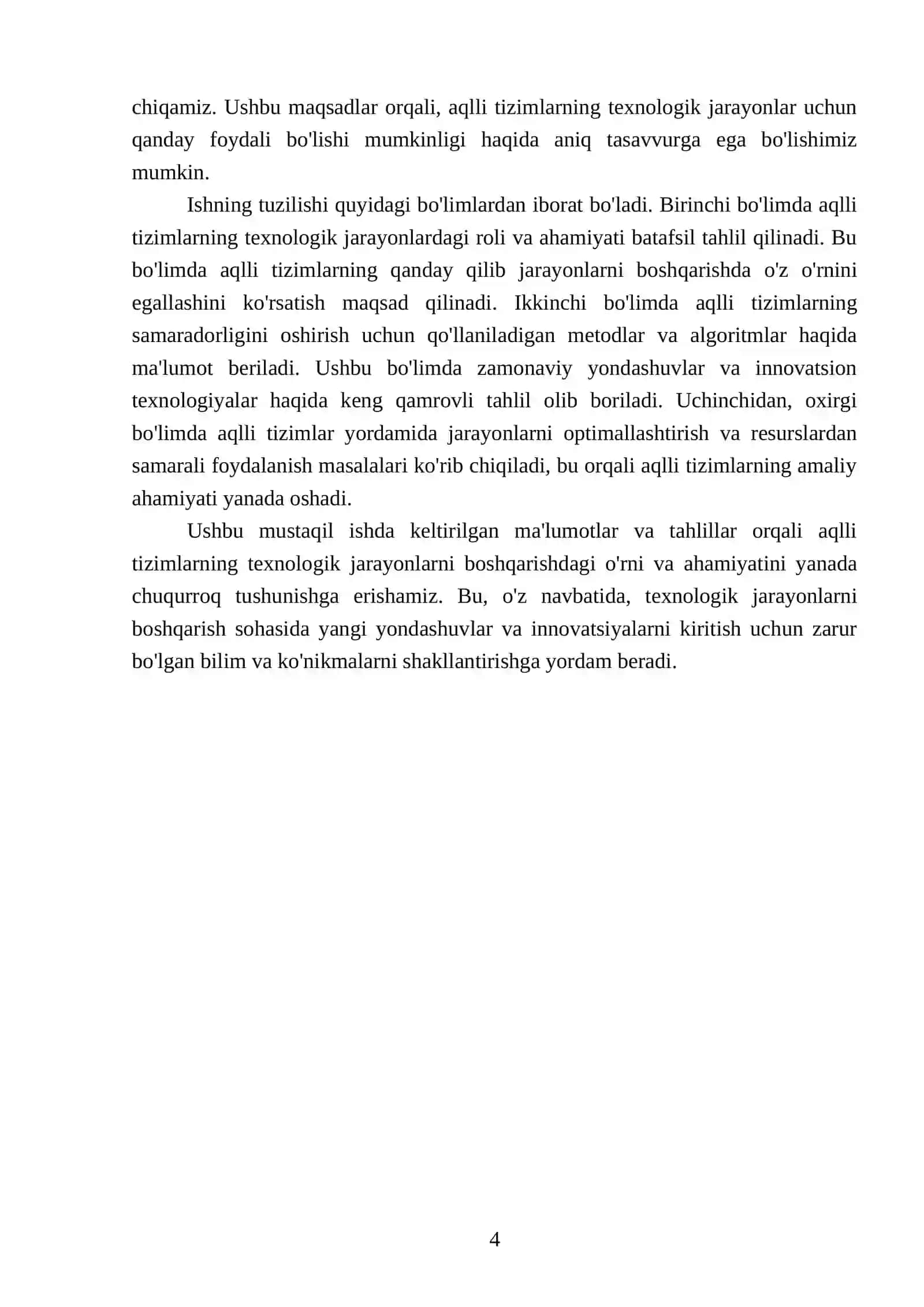 Texnologik jarayonlarni boshqarishning “aqlli” tizimlari 4