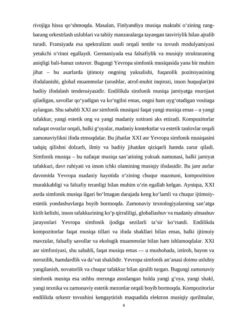 XXI asrlarda Yevropa simfonik musiqasinning evolyutsiyasi 4