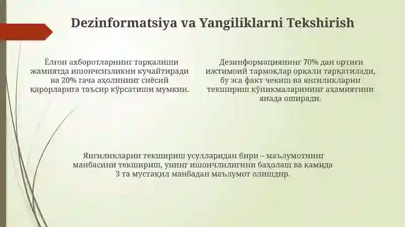 Media savodxonlik haqida tuahuncha axamiyati va zaruryati 4