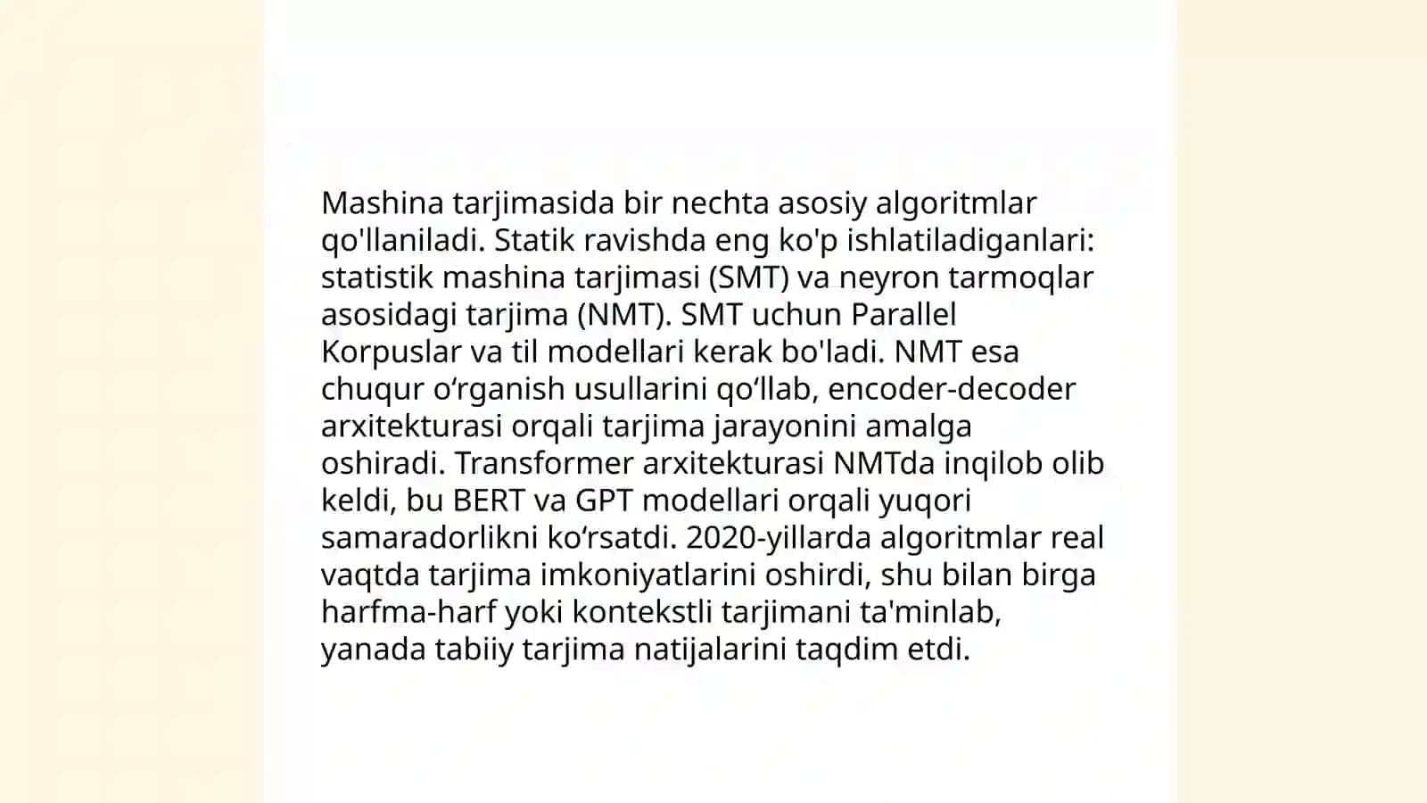Mashina tarjimasi 4