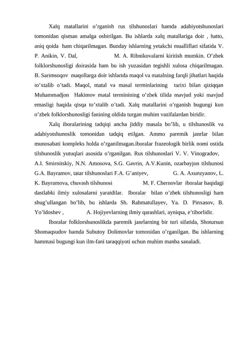 O`ZBEK XALQ MAQOLLARIDA SHART MUNOSABATINING FOYDALANISHI 4