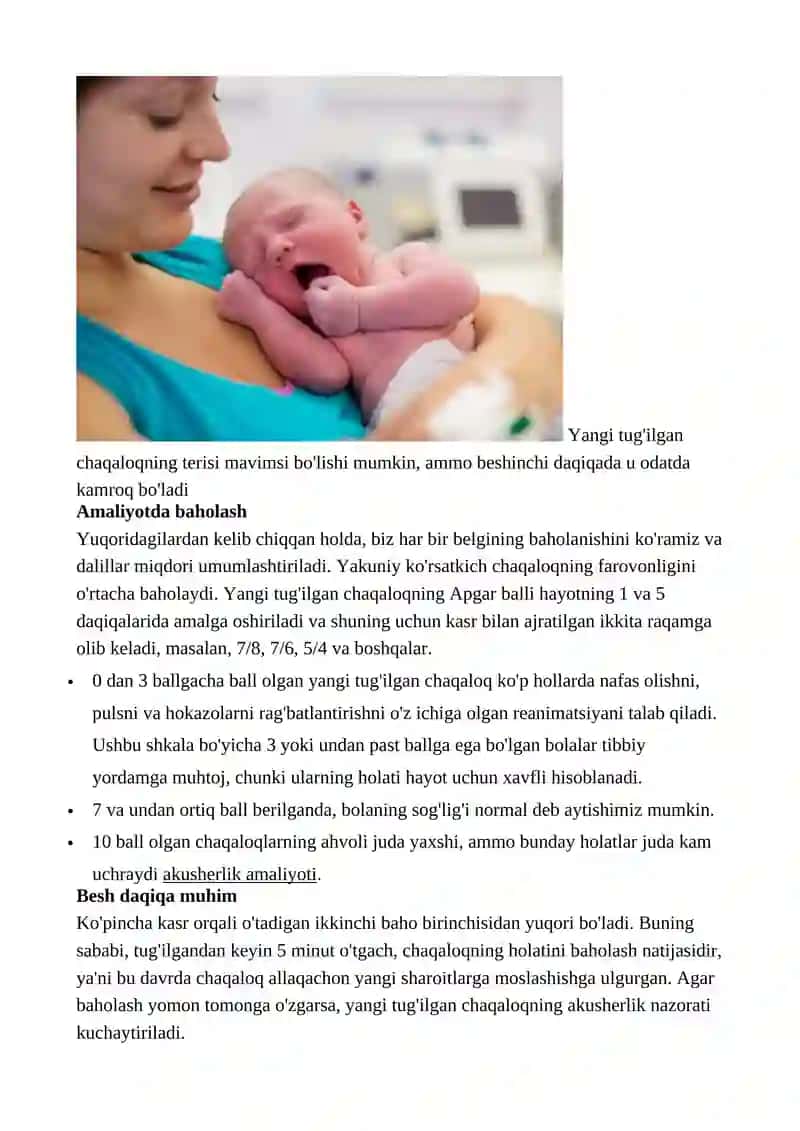 Apgar Shkalasi 4